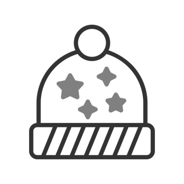  Şapka simgesi vektör illüstrasyonu