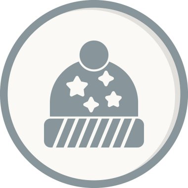  Şapka simgesi vektör illüstrasyonu