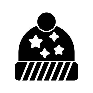  Şapka simgesi vektör illüstrasyonu