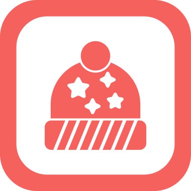  Şapka simgesi vektör illüstrasyonu