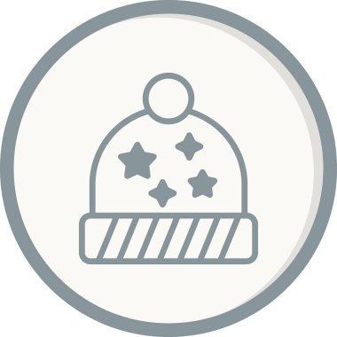  Şapka simgesi vektör illüstrasyonu