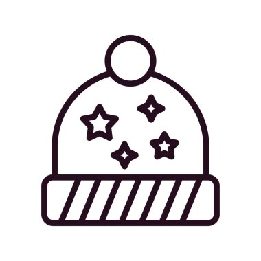  Şapka simgesi vektör illüstrasyonu