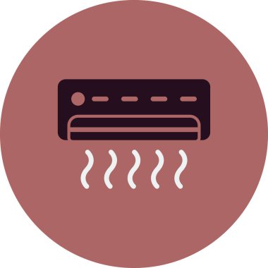 Klima satırı vektör simgesi