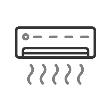 Klima satırı vektör simgesi