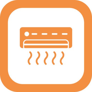 Klima satırı vektör simgesi