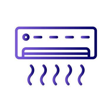 Klima satırı vektör simgesi