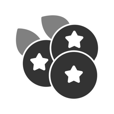 Yiyecek ve sebze işaretinin vektör çizimi. Web için tatlı ve lezzetli stok sembolleri koleksiyonu.