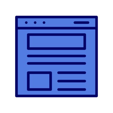 Blog kutsal kişilerin resmi, vektör çizim