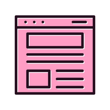 Blog kutsal kişilerin resmi, vektör çizim