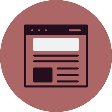 Blog kutsal kişilerin resmi, vektör çizim