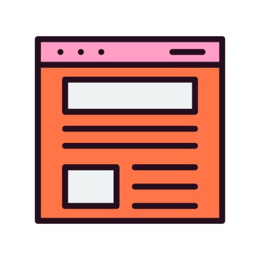 Blog kutsal kişilerin resmi, vektör çizim