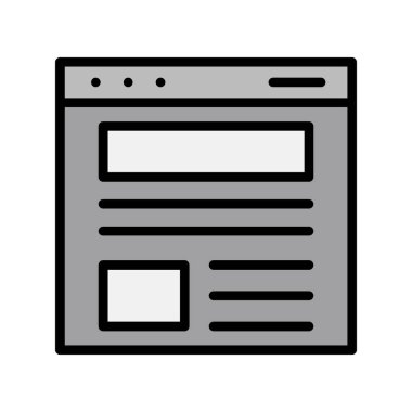 Blog kutsal kişilerin resmi, vektör çizim