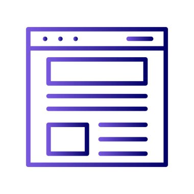 Blog kutsal kişilerin resmi, vektör çizim