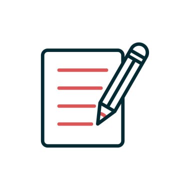 blog simgesi vektör illüstrasyonu