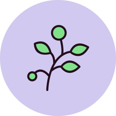 Şube simgesi, vektör çizimi