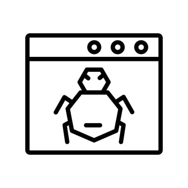 Web sitesi, vektör illüstrasyonu için web tasarım simgesi