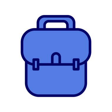 çanta simgesi vektör illüstrasyonu