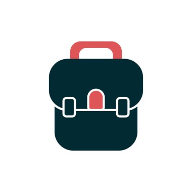 evrak çantası ikonu vektör illüstrasyonu