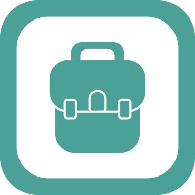 evrak çantası ikonu vektör illüstrasyonu