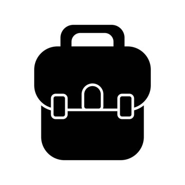 evrak çantası ikonu vektör illüstrasyonu