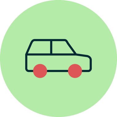 araba simgesi vektör logo tasarımı