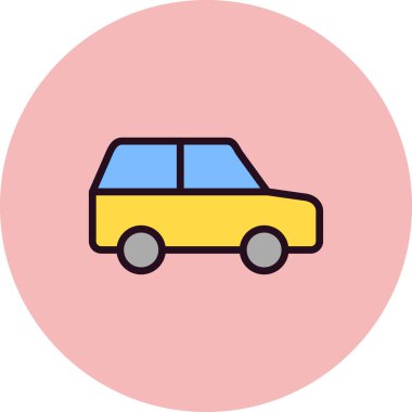 araba simgesi vektör logo tasarımı