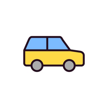 araba simgesi vektör logo tasarımı