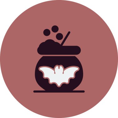 Kazan ikonu vektörü. İnce çizgi işareti. izole edilmiş sınır sembolü çizimi 