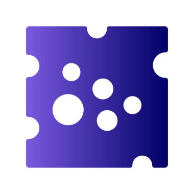 Peynir simgesi, vektör illüstrasyonu 