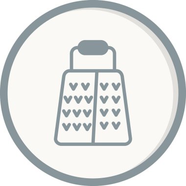 peynir rende kutsal kişilerin resmi, vektör çizim 