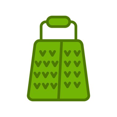 peynir rende kutsal kişilerin resmi, vektör çizim 