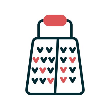 peynir rende kutsal kişilerin resmi, vektör çizim 