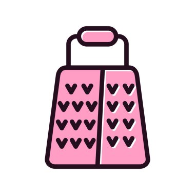 peynir rende kutsal kişilerin resmi, vektör çizim 