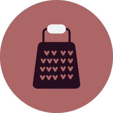 peynir rende kutsal kişilerin resmi, vektör çizim 