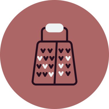 peynir rende kutsal kişilerin resmi, vektör çizim 