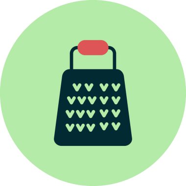 peynir rende kutsal kişilerin resmi, vektör çizim 