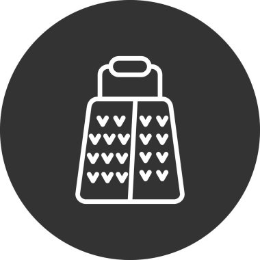 peynir rende kutsal kişilerin resmi, vektör çizim 