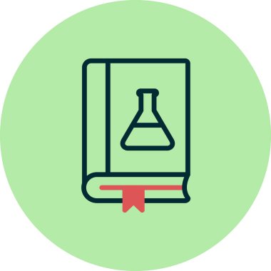 Kitap simgesi, modern vektör illüstrasyon tasarımı