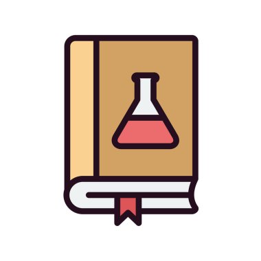 Kitap simgesi, modern vektör illüstrasyon tasarımı