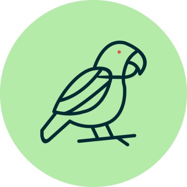 kuş ağı ikon vektör illüstrasyonu