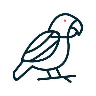 kuş ağı ikon vektör illüstrasyonu