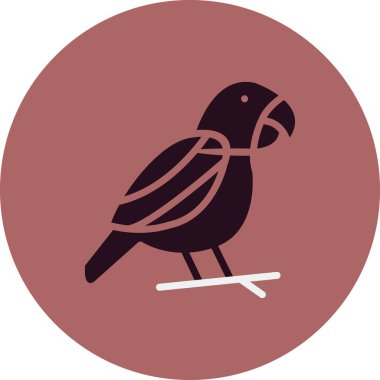 kuş ağı ikon vektör illüstrasyonu