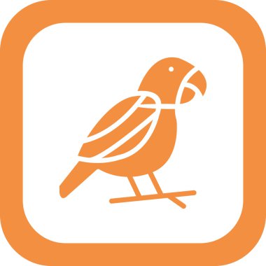 kuş ağı ikon vektör illüstrasyonu