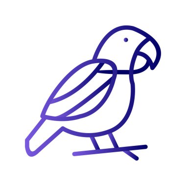 kuş ağı ikon vektör illüstrasyonu