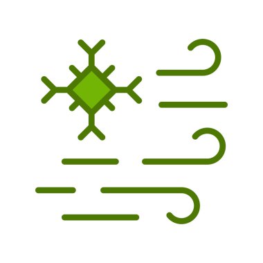 Bir noel ağacı simgesinin vektör illüstrasyonu