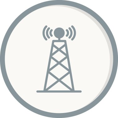 anten, kule, kablosuz ağ, sinyal, vektör illüstrasyonu