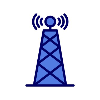 anten, kule, kablosuz ağ, sinyal, vektör illüstrasyonu