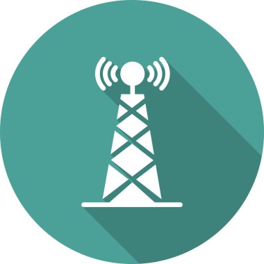 anten, kule, kablosuz ağ, sinyal, vektör illüstrasyonu