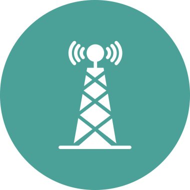 anten, kule, kablosuz ağ, sinyal, vektör illüstrasyonu