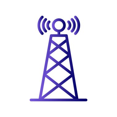 anten, kule, kablosuz ağ, sinyal, vektör illüstrasyonu